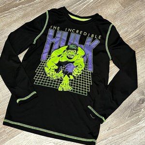 Marvel The Avengers Incredible Hulk Youth 8 Performance Tshirt Long sleeve